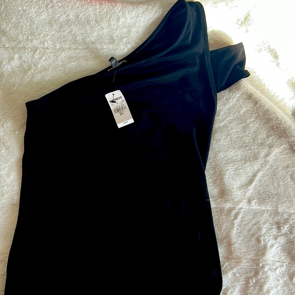 Express one shoulder shirt